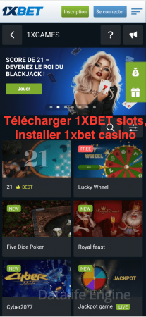 Télécharger 1XBET slots, installer 1xbet casino